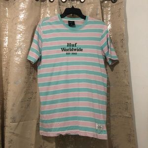 Huf baby pink/blue shirt